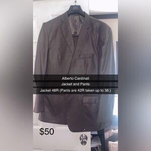 Gray Suit Jacket and Pants